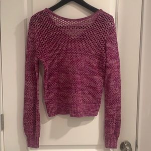 Splendid two-way crochet sweater